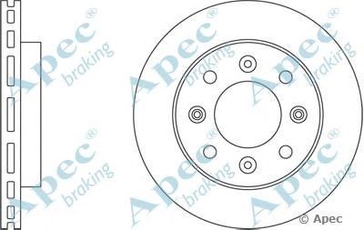 APEC BRAKING dsk2549 -  Тормозной диск